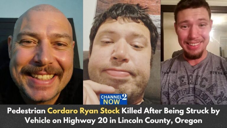Cordaro Ryan Stock Obituary, Death Toledo, Oregon Man Killed in Fatal Highway 20 Pedestrian Crash
