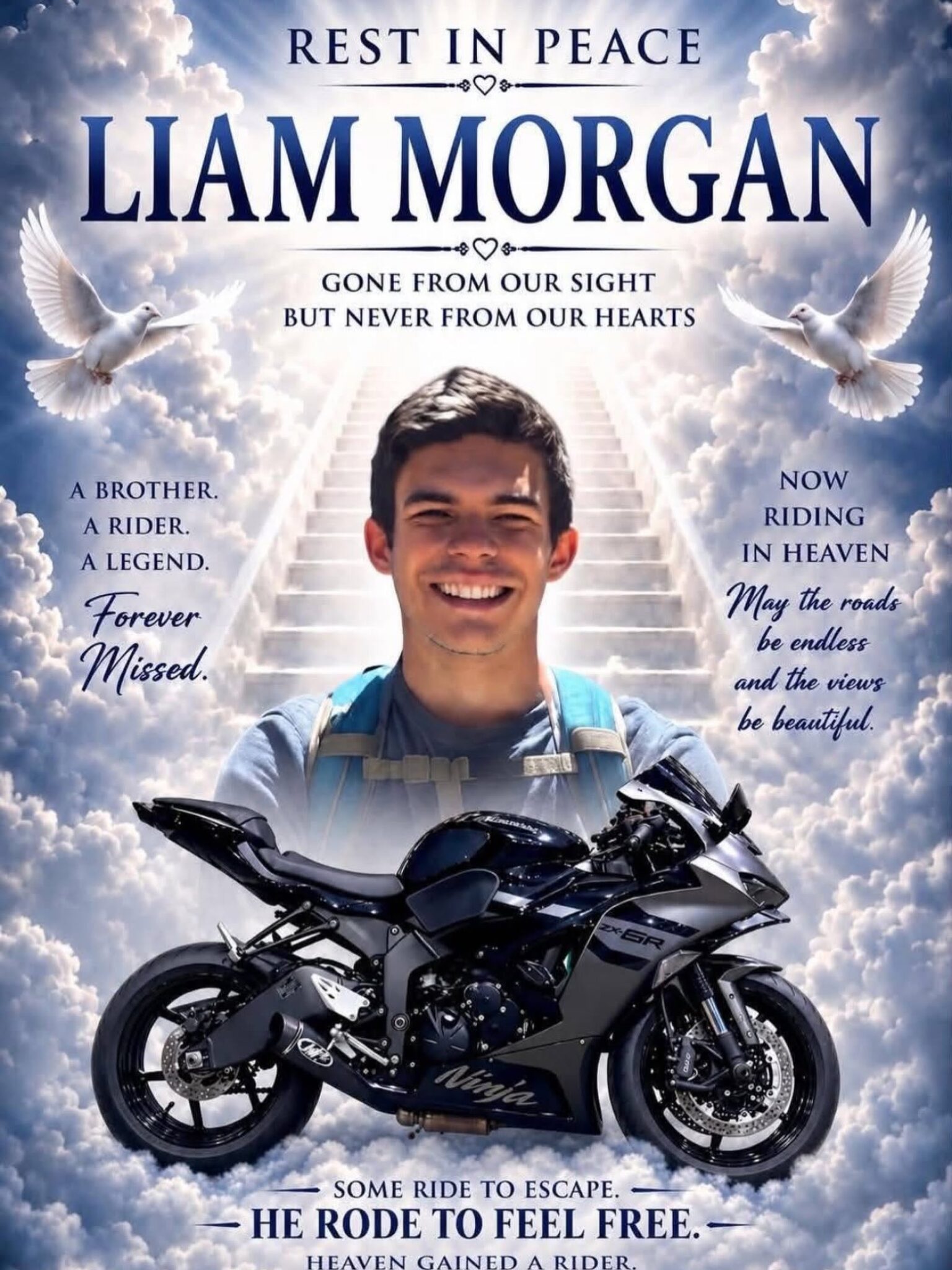 Liam Morgan Motorcycle Accident, Baltimore Maryland, Death Maryland Riding Community Beloved Rider Has Died