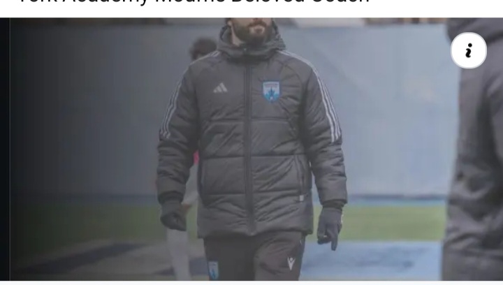 Paolo Rogato,Native Of North York Ontario, Student At North York Mourns A Soccer Coach