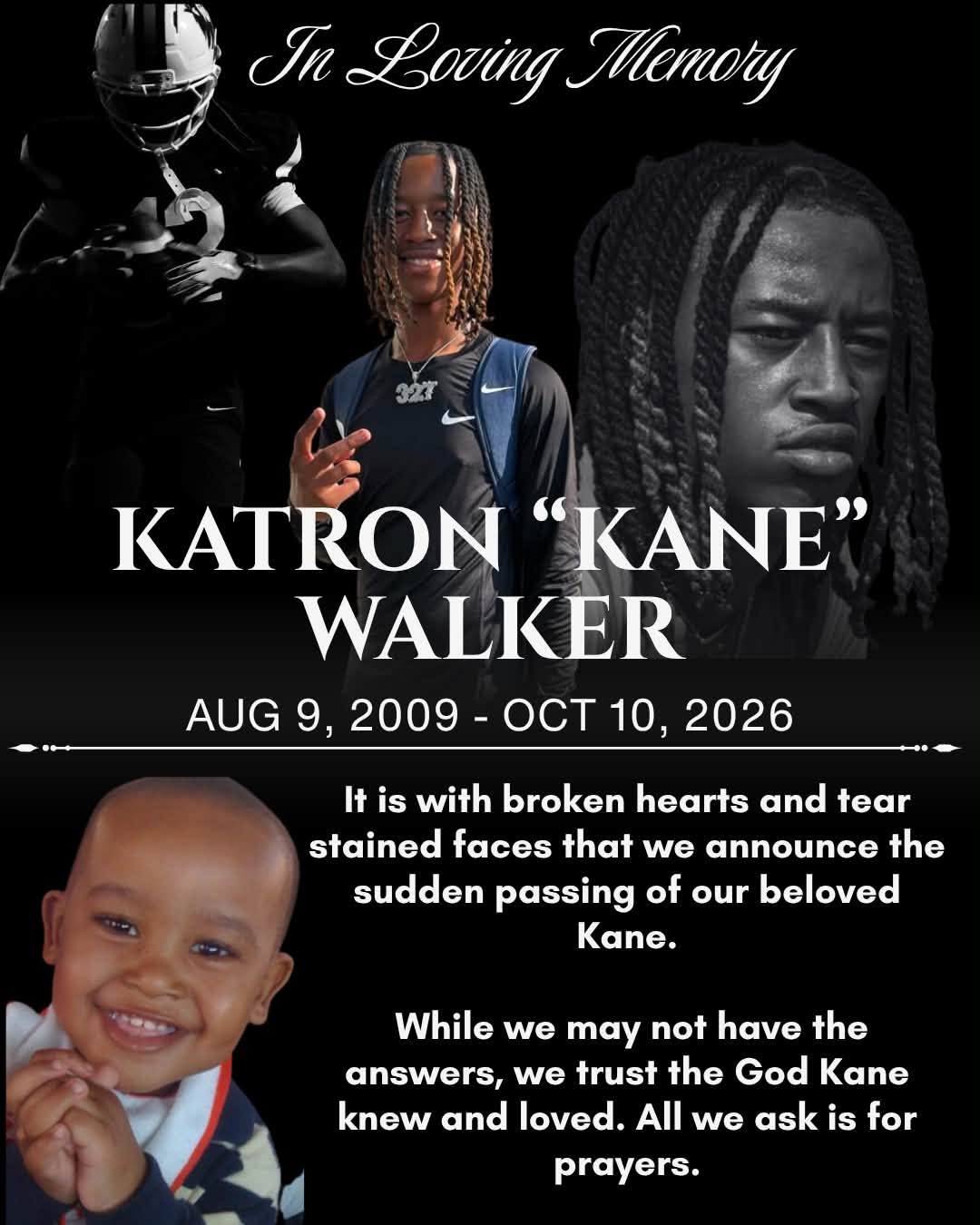 Katron Walker Car Accident North Richland Hills, TX Death- Richland High School 17 years old Athlete Tragically Passed Away